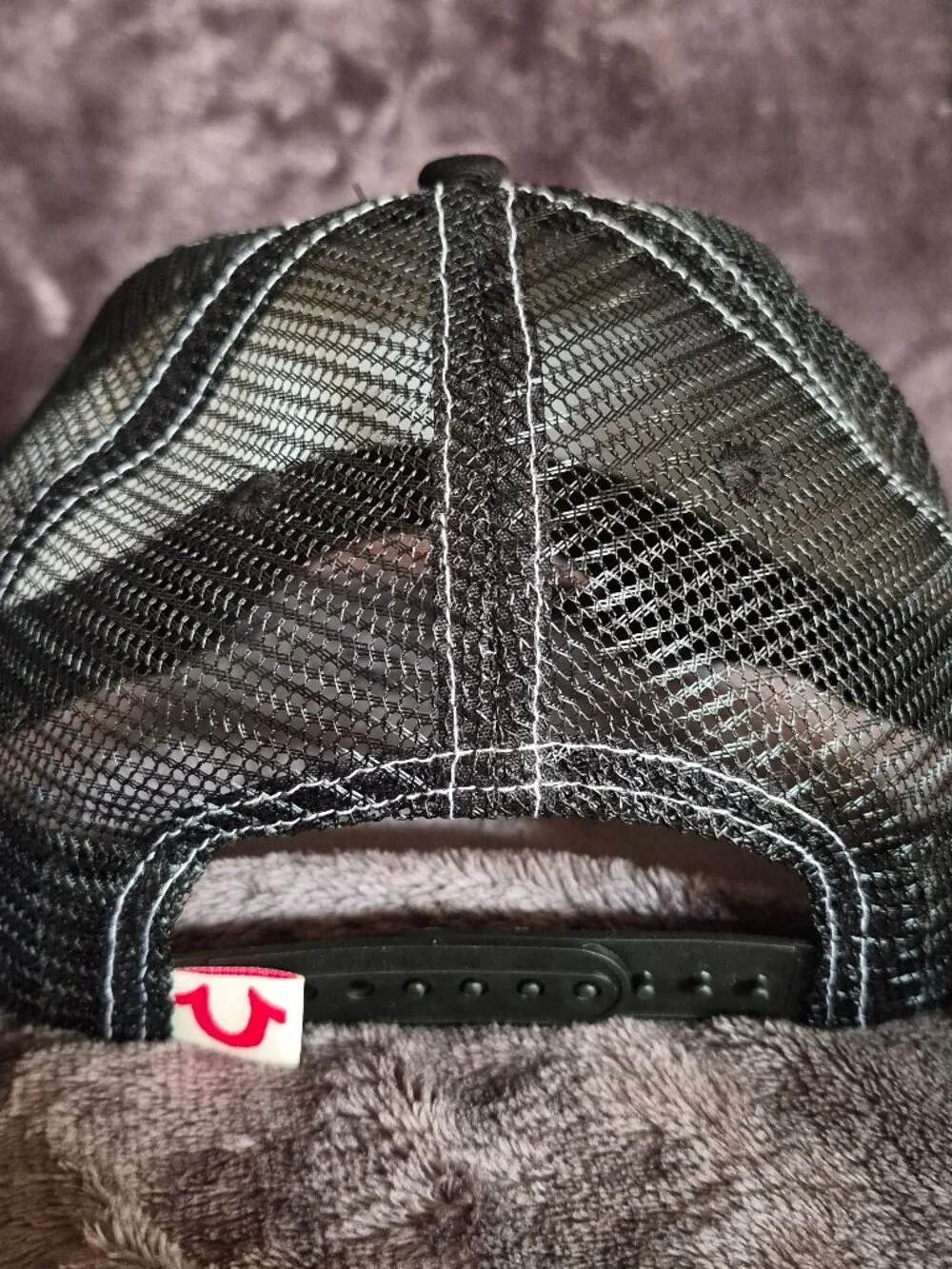 Trucker Cap True Religion World Tour 02 Stitched Trucker Cap Jet Black